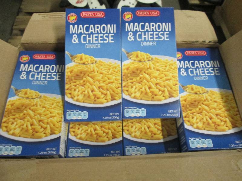 lot 284 image: Case of 24  7.25 oz Pasta USA Maca...