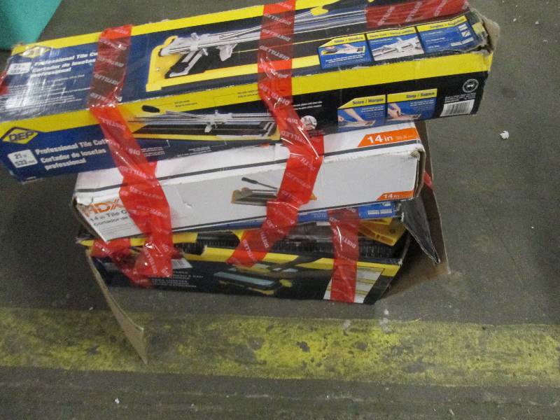 lot 327 image: Lot of 2 Tile Cutters, Extension Ta...