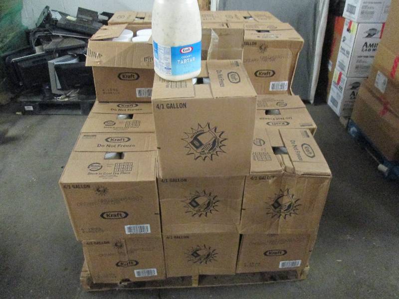 lot 332 image: Pallet of Tartar Sauce in Cases of ...