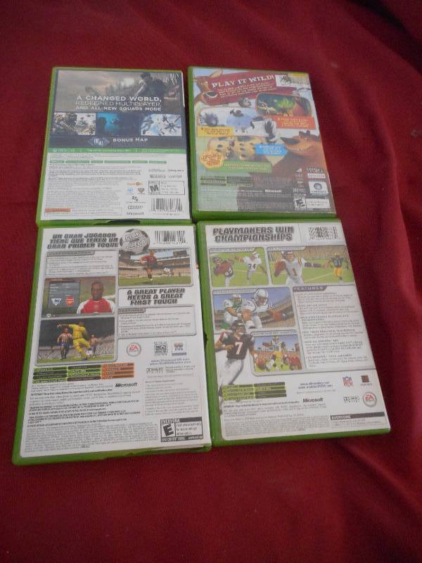 4 XBOX 360 GAMES