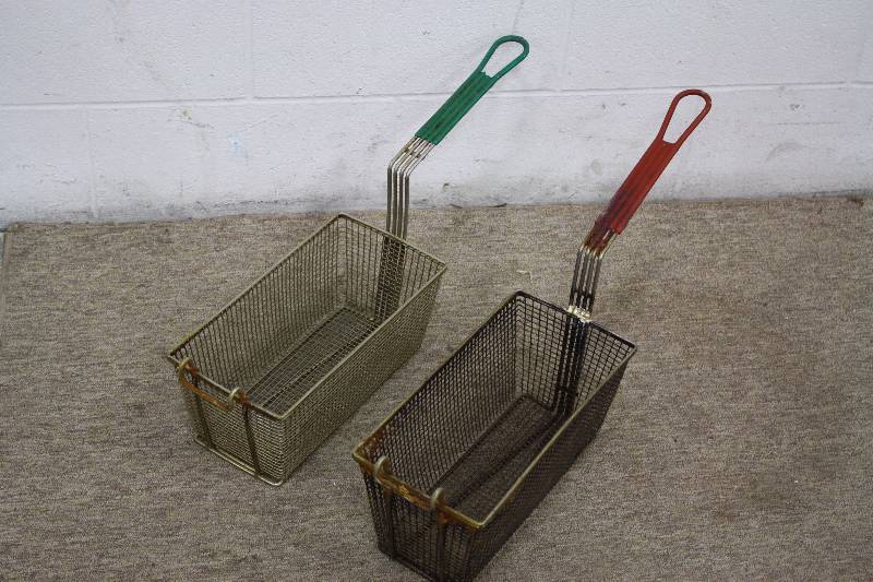 2 Large Fryer Baskets