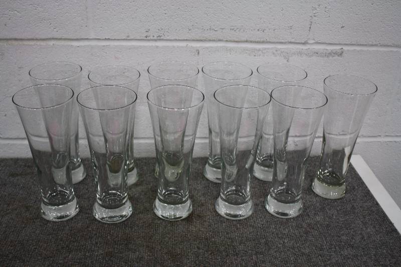 11 Pilsner Glasses