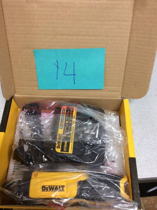 lot 14 image: DEWALT 8-Volt Max Lithium-Ion Cordless Gyroscopic Screwdriver  open box never used missing battery