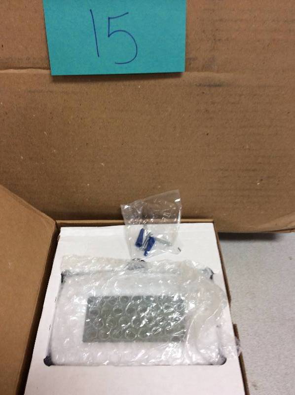 lot 15 image: Honeywell 7-Day Programmable Touchscreen Thermostat-RTH7600D open box never used