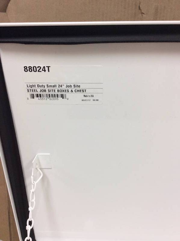 lot 23 image: Tradesman Truck 24 Steel Job Site Box 88024T by Lund, Inc open box never used