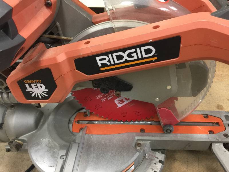 Ridgid miter on sale saw ms255sr