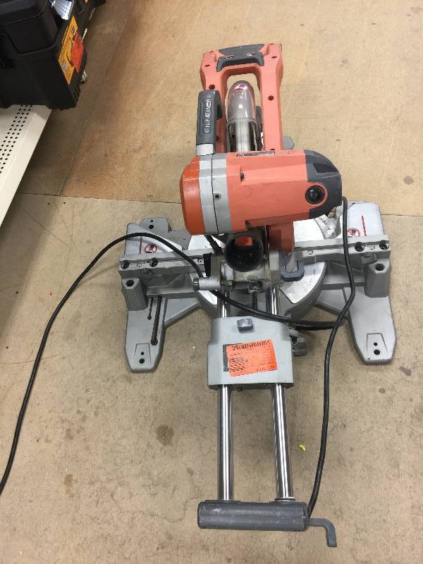 RIDGID 10 in. Sliding Compound Miter Saw with Dual Laser GuideMS255SR