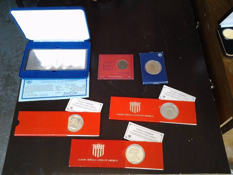 Replica Coins-Silver Dollars, 1999 Silver Certificate with COA
