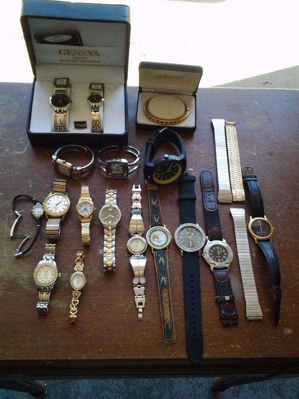 Lot Of Watches, Watch Bands, Bracelet By Roman