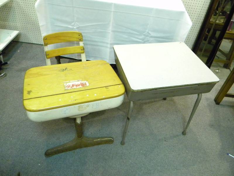Vintage School Desks