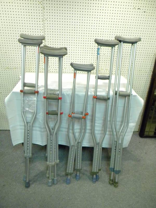 Lot of Crutches