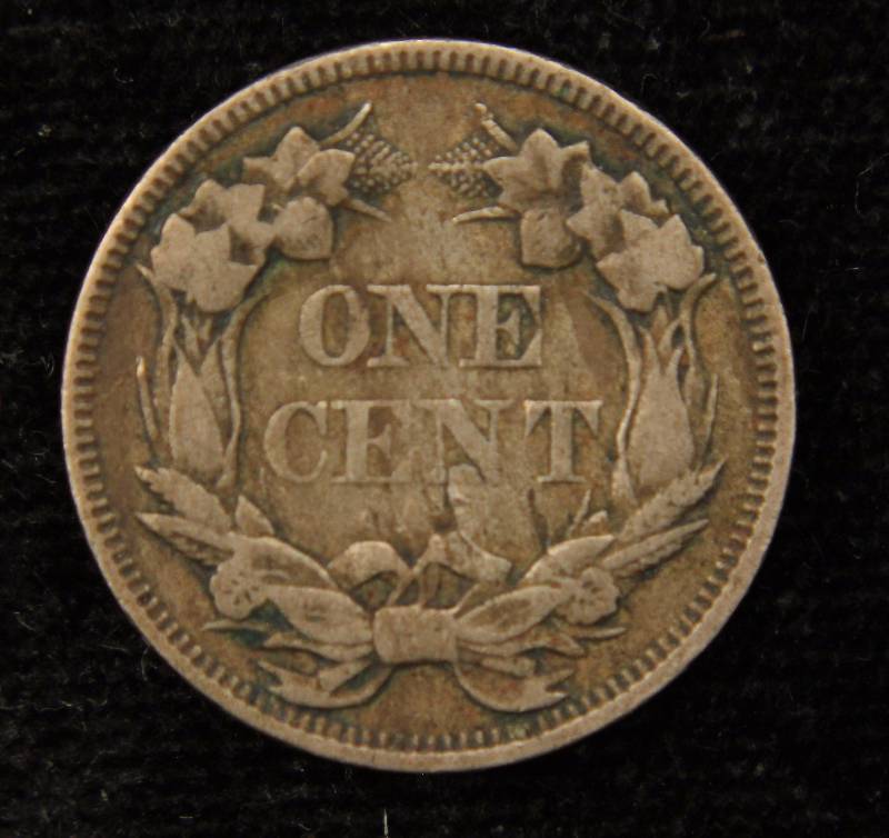 1857 FLYING EAGLE CENT FINE