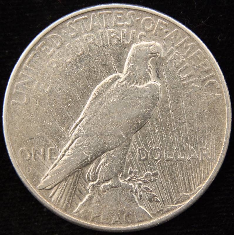 1928-S PEACE DOLLAR VF DETAILS