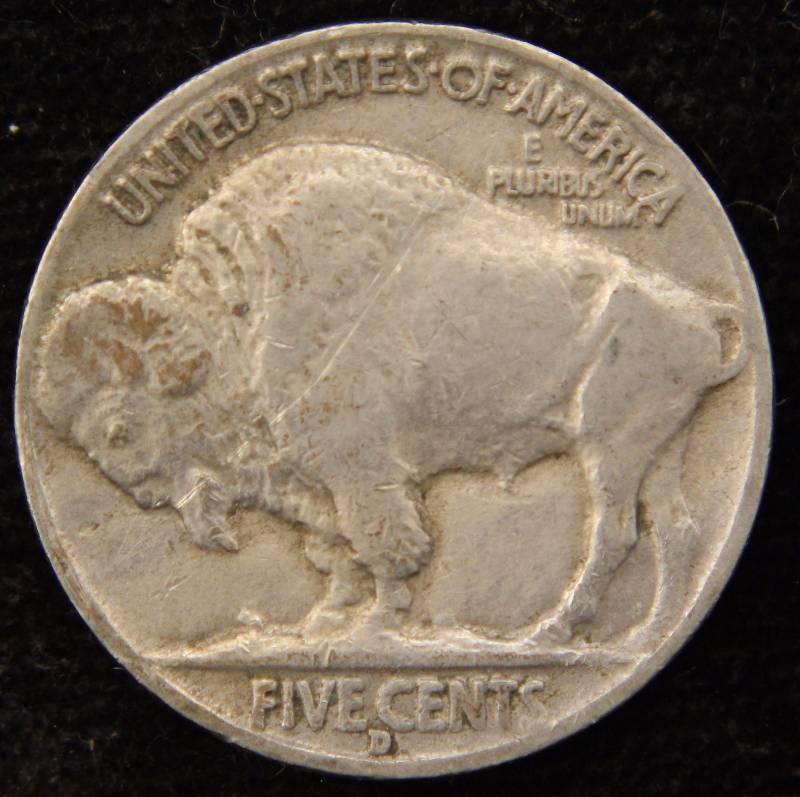 1934-D BUFFALO NICKEL VF