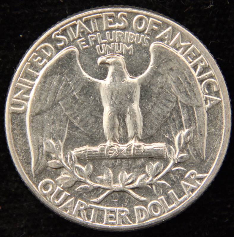 1962 WASHINGTON QUARTER SILVER AU