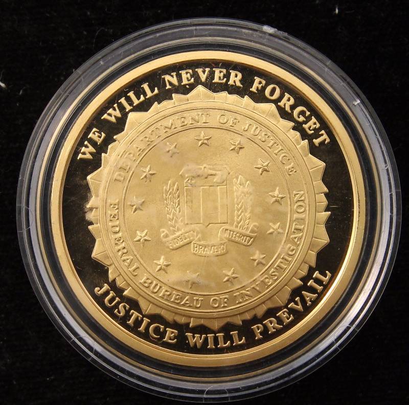 911-10TH ANNIVERSARY SEPTEMBER 11TH COMMEMORATIVE COIN (NON-GOLD)