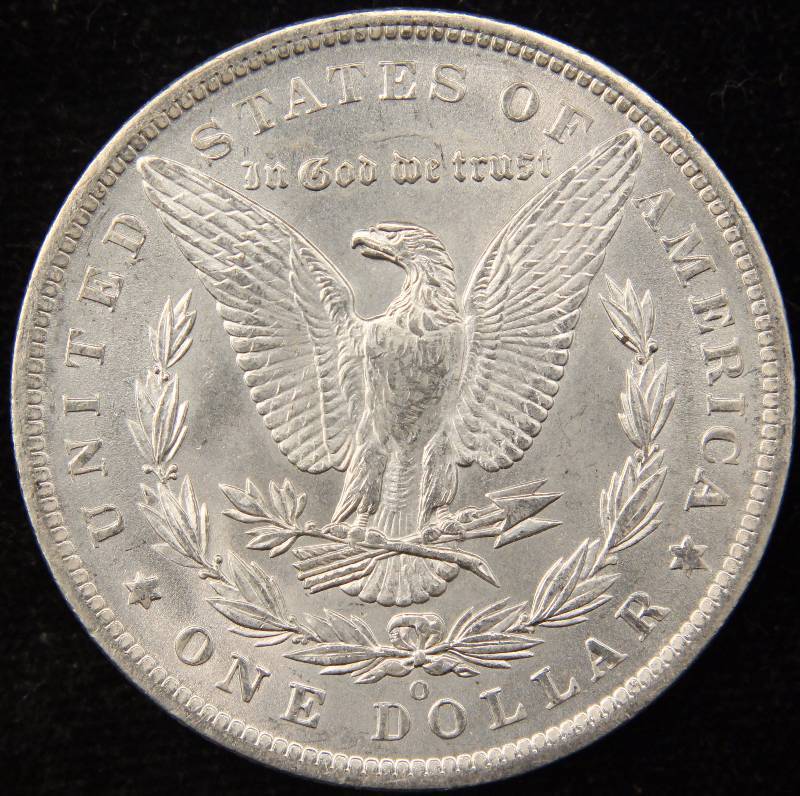 1885-O MORGAN SILVER DOLLAR BU-UNC