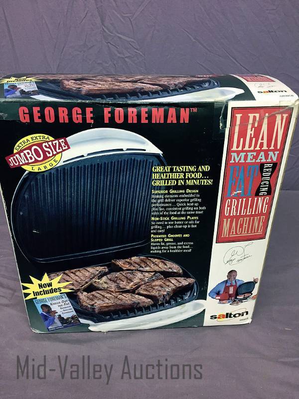 lot 21 image: George Forman Jumbo Size Grill