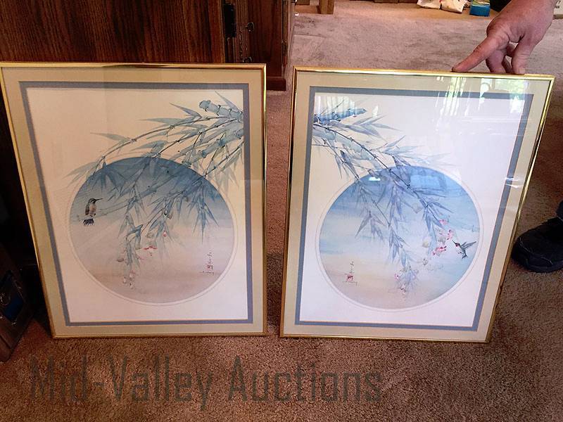 lot 59 image: Matching set wall prints