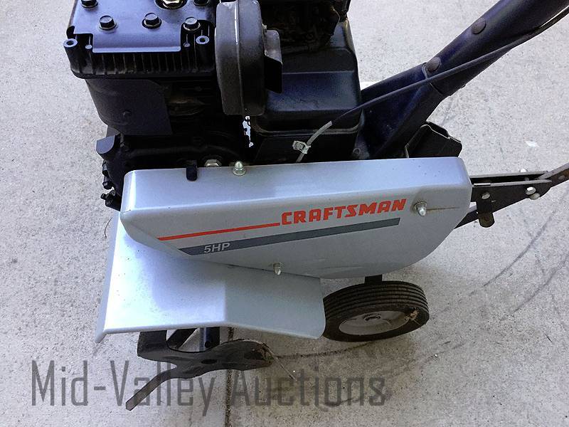 lot 119 image: Craftsman tiller