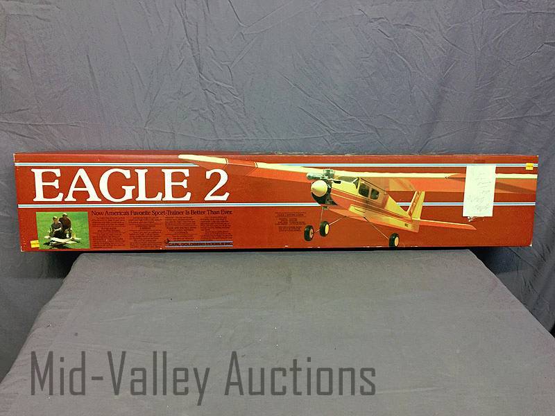 lot 145 image: New in box Vintage Eagle 2 Model Airplane