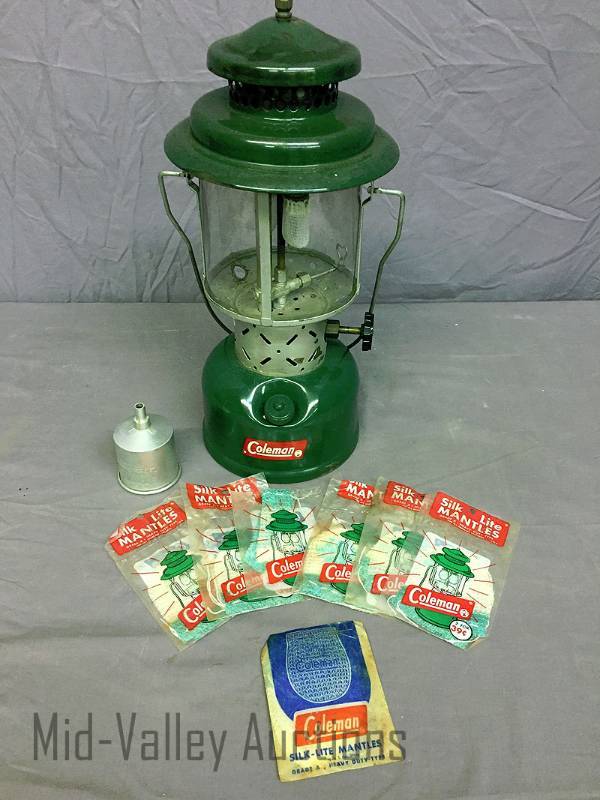 lot 160 image: Coleman lantern with mantels