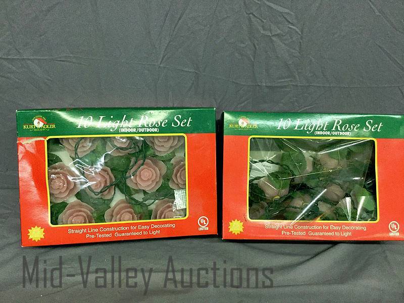 lot 222 image: 2 - Rose light sets