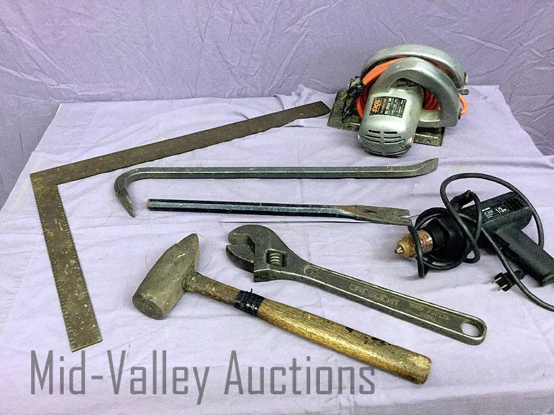 lot 237 image: Wrench, Pry Bars, Square and more