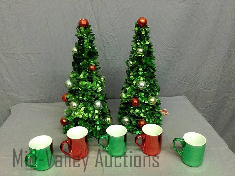 lot 249 image: Christmas Trees and Mugs
