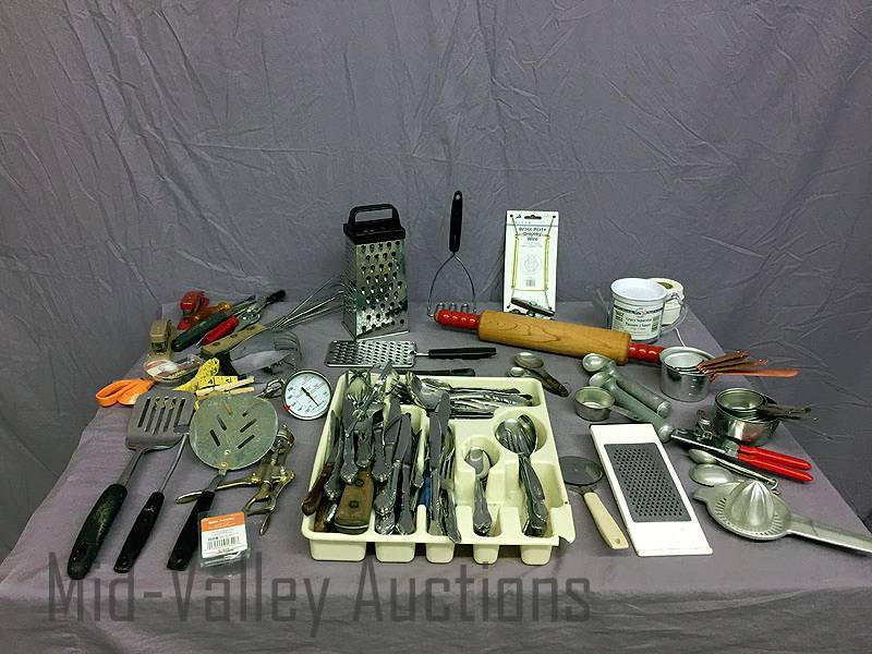 lot 310 image: Kitchen utensils