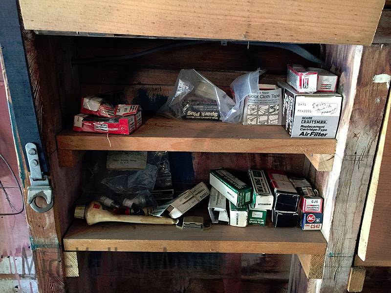 lot 342 image: Contents of box shelves