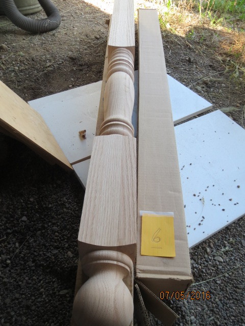 Oak Newell Posts