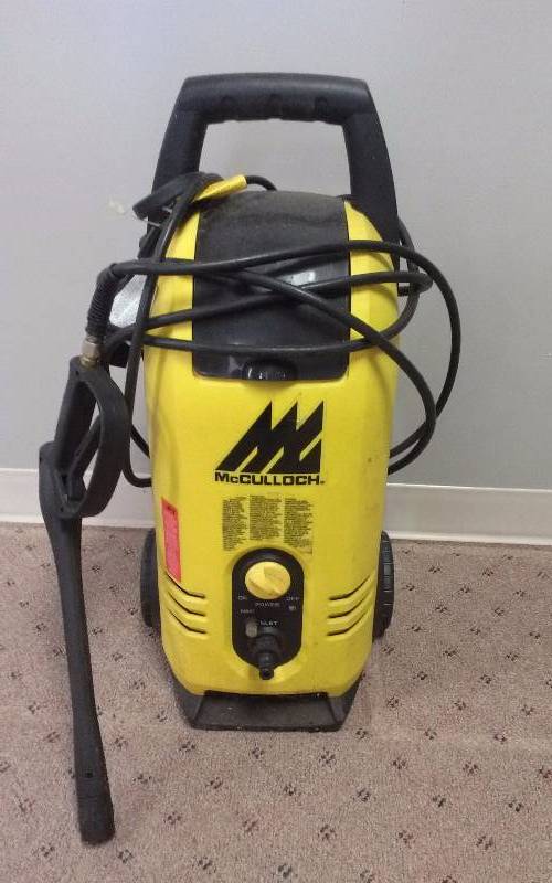 McCulloch 1600psi Jet Washer June 2017 Consignment