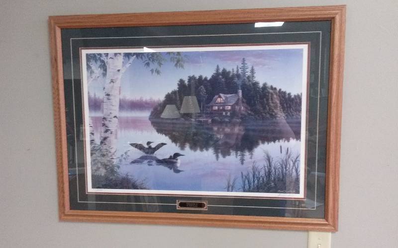 lot 69 image: Oak Framed, Signed & numbered, Serenity II, by Mark Daehlin, 19152000, 29x39