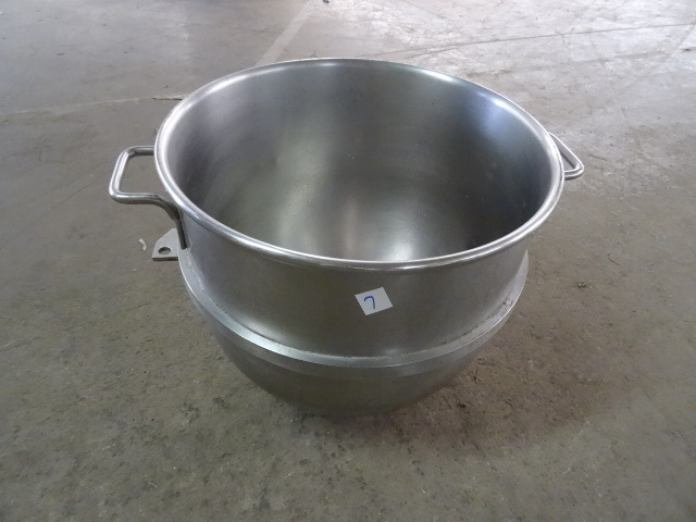 lot 7 image: 60 Qt. Genuine Hobart Mixer Bowl