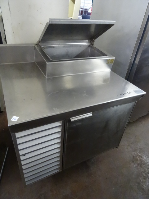 lot 16 image: Delfield Refrigerated Sandwich Station.