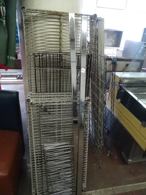 lot 27 image: Misc Wire Rack Shelves