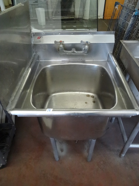 lot 58 image: Stainless Basin Sink. Eagle Brand