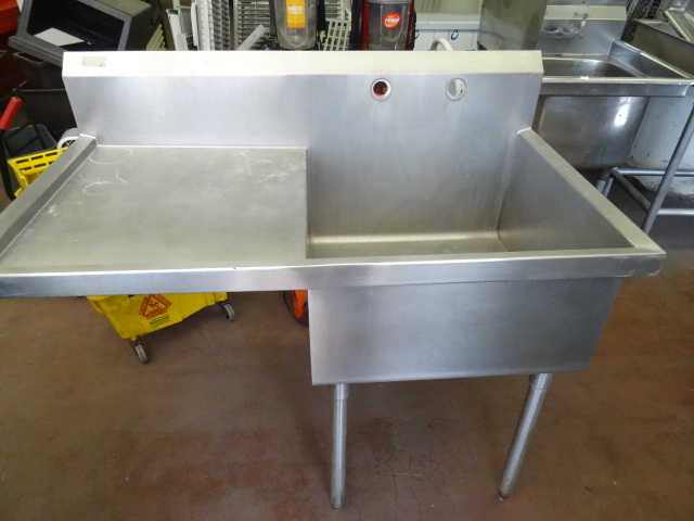 lot 64 image: Single Basin Sink with Left Wing.