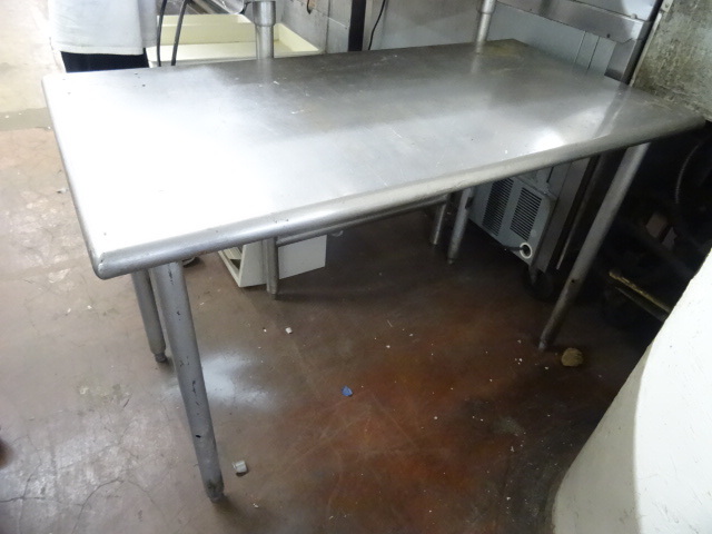 lot 120 image: Stainless Table 48 X 24 X 30