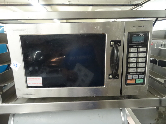 lot 123 image: Panasonic Microwave NB-1054F.  2012