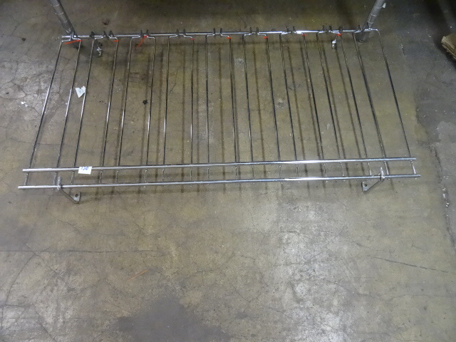 lot 130 image: Overhead Metal Glass Hanging Rack
