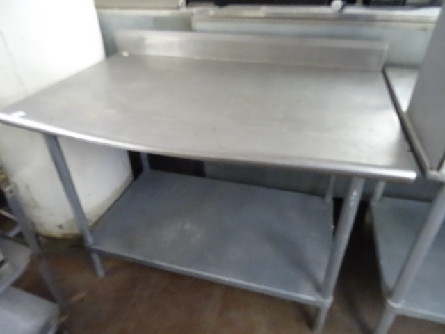 lot 137 image: Stainless Table 48 X 30 X 39