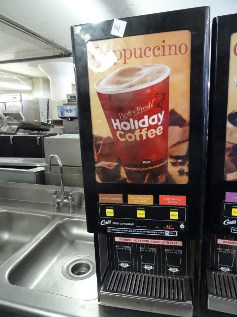 lot 141 image: Curtis 3 Selection Cappuccino Machine.