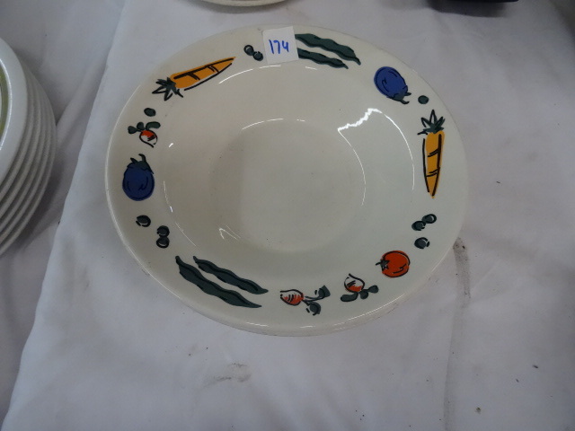 lot 174 image: 2 Syracuse Bowls 10