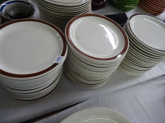 lot 184 image: 57 Oneida 9 Plates