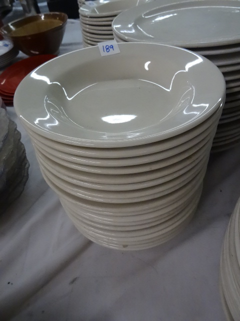 lot 189 image: Soup Bowls  Qty 18