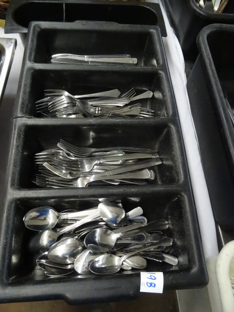 lot 198 image: Misc Silverware and Tubs