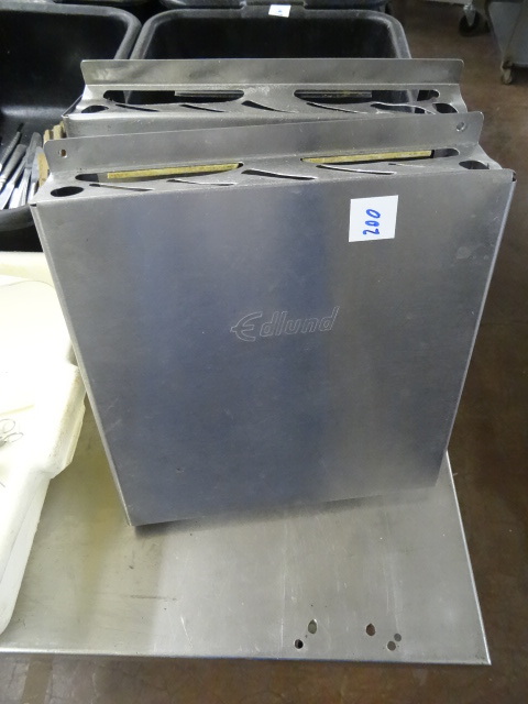 lot 200 image: 2 Edlund Wall Mount Stainless Knife