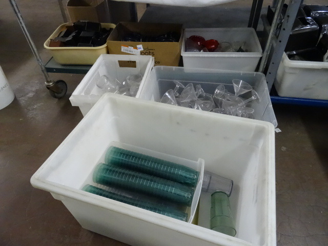 lot 204 image: Plastic Glassware. Sugar Packet Holders